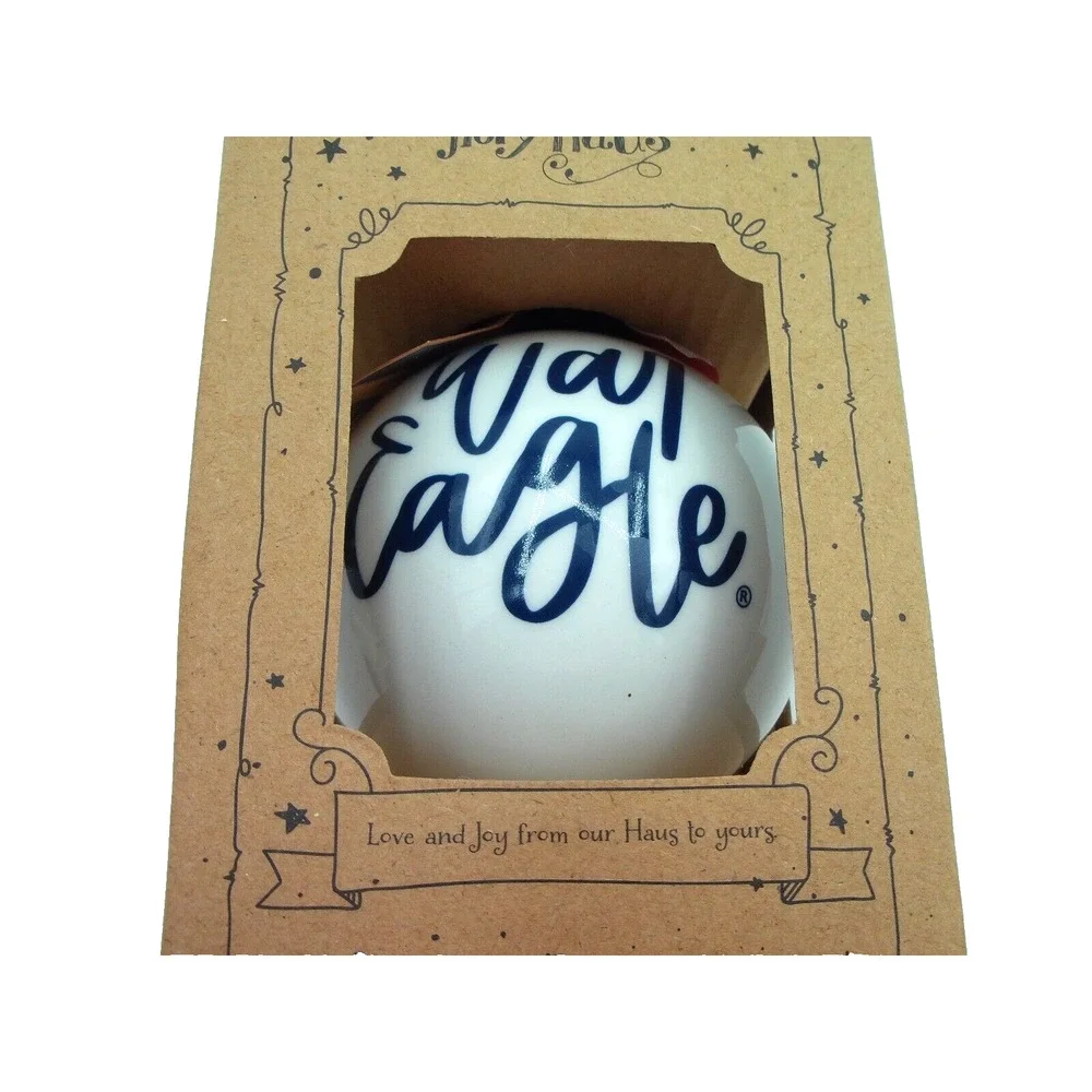 Auburn University Landmarks & War Eagle Christmas Ornament Glory Haus‎ Brand New